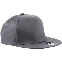 Beechfield Men's 5 Panel Retro Rapper Cap in Mid Grey