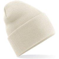 Beechfield Men's Original Turned Up Cuff Beanie in Light Beige