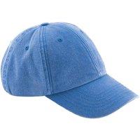 Beechfield Men's Vintage Low Profile Cap in Mid Blue