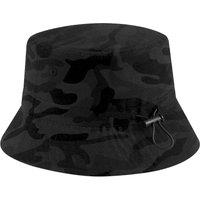 Beechfield Men's Camo Polyester Bucket Hat in Midnight | Size: S/M