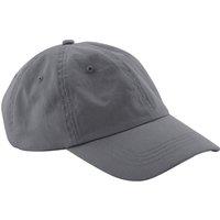 Beechfield Men's 6 Panel Cotton Baseball Cap in Mid Grey