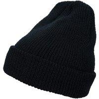 Flexfit Men's Knitted Long Beanie in Black
