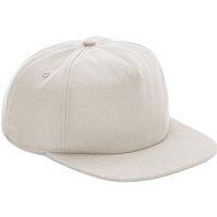 Beechfield Men's 5 Panel Cotton Cap in Light Sand