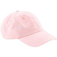 Beechfield Men's Cotton Baseball Cap in Pink