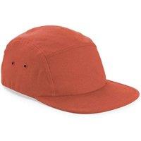 Beechfield Men's Cotton Canvas Baseball Cap in Terracotta