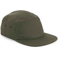 Beechfield Men's Cotton Canvas Baseball Cap in Dark Olive