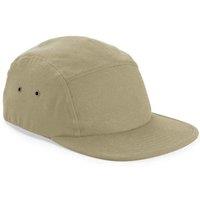 Beechfield Men's Cotton Canvas Baseball Cap in Light Brown