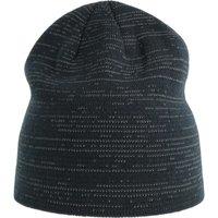 Atlantis Men's Shine Reflective Short Beanie in Navy