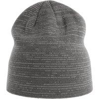 Atlantis Men's Shine Reflective Short Beanie in Dark Grey