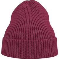 Atlantis Men's Andy Polyester Beanie in Burgundy