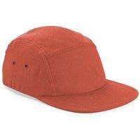 Beechfield Men's 5 Panel Canvas Cap in Terracotta