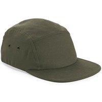 Beechfield Men's 5 Panel Canvas Cap in Dark Olive