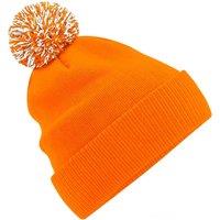 Beechfield Men's Snowstar Beanie in Orange