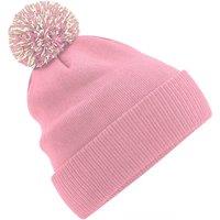 Beechfield Men's Snowstar Beanie in Light Pink