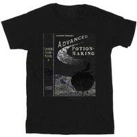 Harry Potter Men's Hufflepuff Quidditch Team Captain Cotton T-Shirt in Black | Size: 4XL