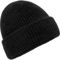 Beechfield Men's Ribbed Beanie in Black