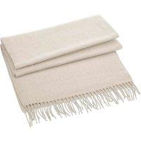 Beechfield Men's Classic Woven Scarf in Light Beige