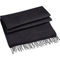 Beechfield Men's Classic Woven Scarf in Charcoal