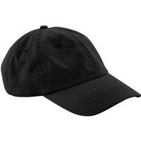 Beechfield Men's Cotton Panelled Baseball Cap in Black
