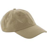 Beechfield Men's Cotton Panelled Baseball Cap in Light Brown