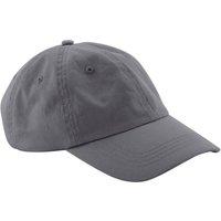 Beechfield Men's Cotton Panelled Baseball Cap in Dark Grey