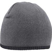Beechfield Men's Two Tone Knitted Beanie in Grey