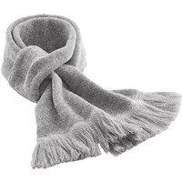Beechfield Men's Classic Knitted Winter Scarf in Grey