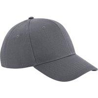 Beechfield Men's Ultimate 6 Panel Cap in Dark Grey