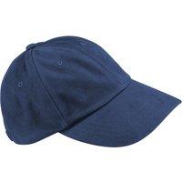 Beechfield Men's Heavy Brushed Cotton Low Profile Cap in Navy