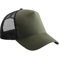 Beechfield Men's Snapback Trucker Cap in Olive