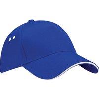 Beechfield Men's Ultimate Sandwich Peak Cap in Blue