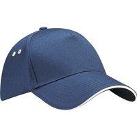 Beechfield Men's Ultimate Sandwich Peak Cap in Navy