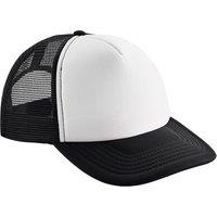 Beechfield Men's Vintage Snapback Trucker Cap in Black