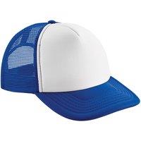 Beechfield Men's Vintage Snapback Trucker Cap in Blue