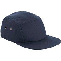 Beechfield Men's Canvas 5 Panel Baseball Cap in Navy