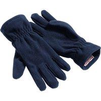 Beechfield Men's Alpine Suprafleece Winter Gloves in Navy | Size: Small