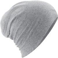 Beechfield Men's Hemsedal Cotton Slouch Beanie in Grey