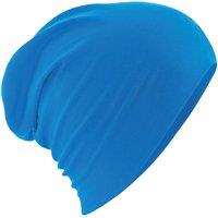 Beechfield Men's Hemsedal Cotton Slouch Beanie in Blue