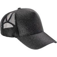 Result Men's New York Sparkle Trucker Cap in Black