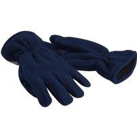 Beechfield Men's Suprafleece Thinsulate Gloves in Navy | Size: S/M