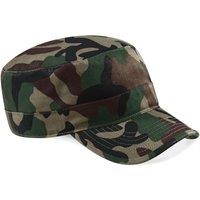 Beechfield Men's Camo Army Cap in Dark Green