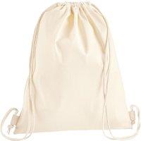 Westford Mill Men's Premium Cotton Drawstring Bag in Natural