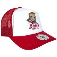 Tokyo Time Men's Tom Brady NFLPA Mesh Back Baseball Cap in White