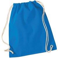 Westford Mill Men's Cotton Drawstring Bag in Blue