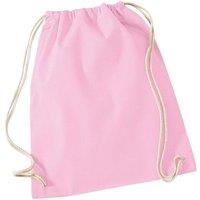 Westford Mill Men's Cotton Drawstring Bag in Light Pink
