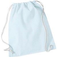 Westford Mill Men's Cotton Drawstring Bag in Mid Blue