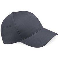 Beechfield Men's Ultimate 5 Panel Cap in Dark Grey