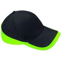 Beechfield Men's Teamwear Competition Cap in Jet Black