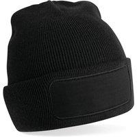 Beechfield Men's Original Patch Beanie in Black