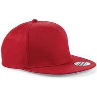 Beechfield Men's Rapper Snapback Cap in Red